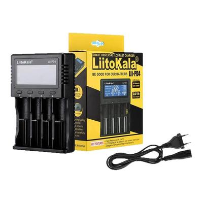 LiitoKala  Lii-PD4 18650 26650 21700 4槽 锂电池 LCD 充电器