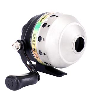 狼威灰狐双鱼堡垒正品射鱼鱼轮金属鱼轮鱼镖鱼轮弹弓打鱼套装神器