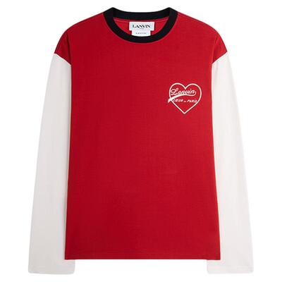 LANVIN浪凡男女同款爱心T恤衫