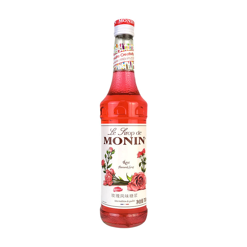 MONIN莫林玫瑰风味糖浆700ml