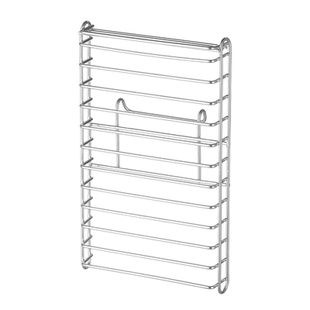 超薄挂式刀架带挂钩不锈钢丝置物架厨房碗碟沥水架配件刀具架8420