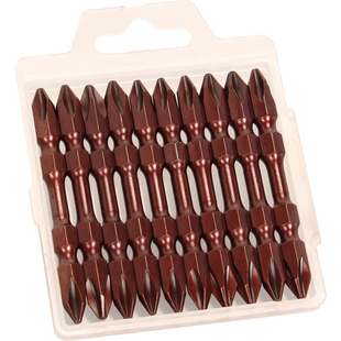 邦固电动螺丝刀批头套装高硬度双头十字手电钻手枪钻起子磁性批头