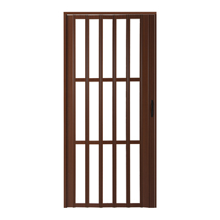 铝合金黑胡桃色折叠门厨房阳台室内推拉门加厚铝材中古风隔断移门