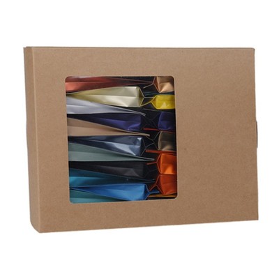 加厚牛皮纸pvc手提袋茶叶盒