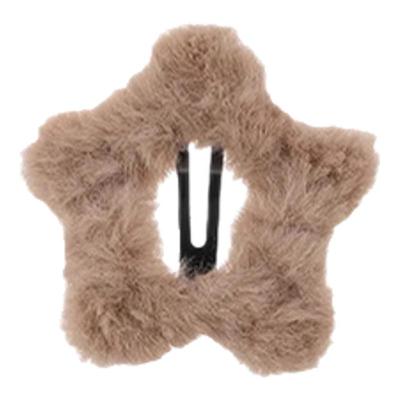 刘海碎发神器毛绒星星发夹女秋冬