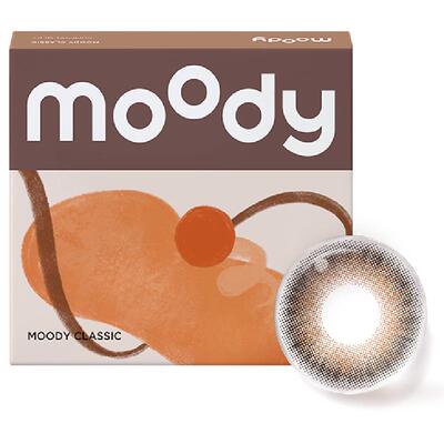 Moody美瞳日抛不易滑片月光石