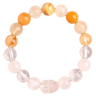 五行多宝貔貅水晶手链火土属性补缺喜水金木火土玛瑙平衡招财手串