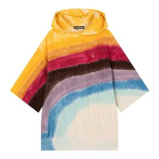 Acne Studios春夏女士拼色宽松连帽衫连帽T恤银泰百货 301604