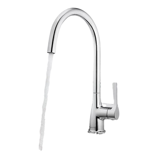 摩恩厨房水龙头洗菜盆水槽单冷龙头旋转新型防喷溅水通家增压龙头