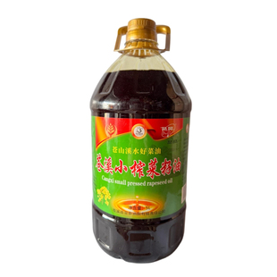 苍溪县扑鼻菜籽油5L/桶非转基因压榨菜香油食用油菜油
