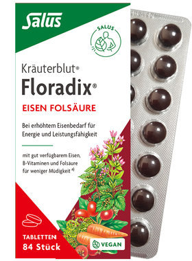 Floradix德国铁元片84粒*1盒