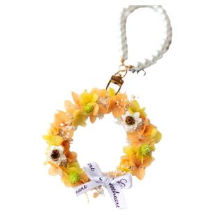 DIY手工艺永生干花环藤编材料包520节团建沙龙活动汽车房间挂件