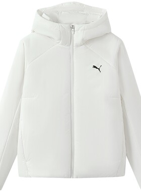 PUMA彪马童装2026新款儿童棉服连帽立领设计保暖防泼水