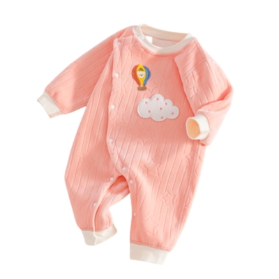 双面一体绒加绒斜襟连体衣