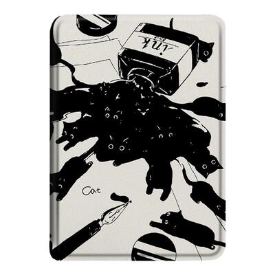 imobile墨水猫咪电子书保护套适用掌阅ireadera6青春版a6可爱c6简约smart3/Light2电纸书汉王clear6阅读器壳