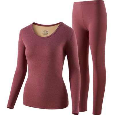 羊绒蚕丝中老年加厚保暖内衣女士