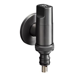 顾家老铜匠全铜洗衣机水龙头专用防脱落水嘴滚筒全自动四六分通用