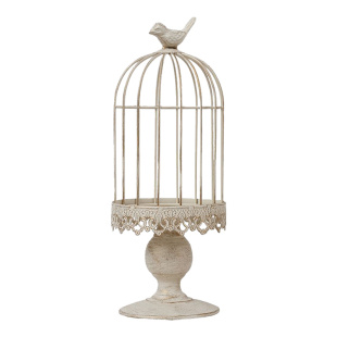 欧式客厅鸟笼装饰摆件复古做旧园艺创意烛台橱窗婚庆摄影陈列道具