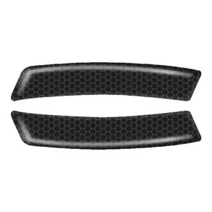 3M隐形防撞黑色滴胶轮眉水晶夜间汽车贴纸反光划痕遮挡安全警示贴