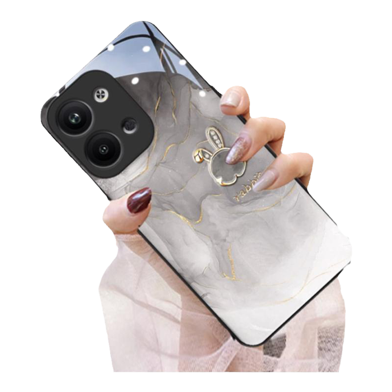 水墨兔适用opporeno10pro手机壳reno9新款reno7女款reno8网红reno6玻璃oppo爆款reno5
