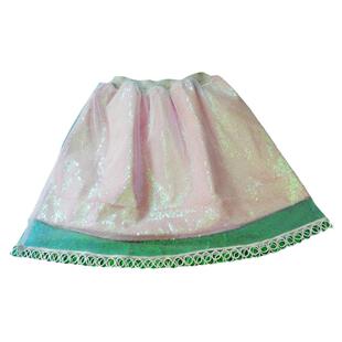 蕾丝网纱拼接时尚包臀裙bling亮闪闪叠层纱裙a字高级感半身女裙子