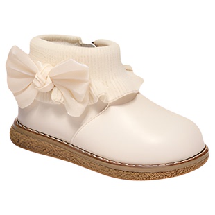 斯纳菲女童皮靴冬季新款2026儿童雪地真皮保暖软底宝宝小公主皮鞋