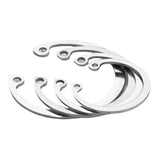 国标304不锈钢轴用挡圈卡轴A型轴承轴用弹性卡簧c型卡环C形外卡轴