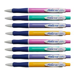 飞雪589圆珠笔 按动伸缩圆珠笔0.7笔头40/支桶开单办公商务笔包邮