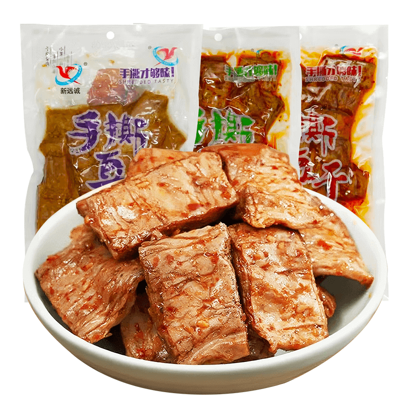 新疆手撕豆干香辣五香烧烤200g