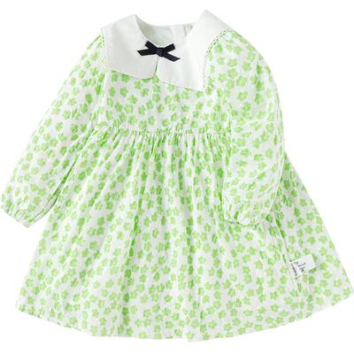 巴拉巴拉连衣裙女童甜美清新碎花