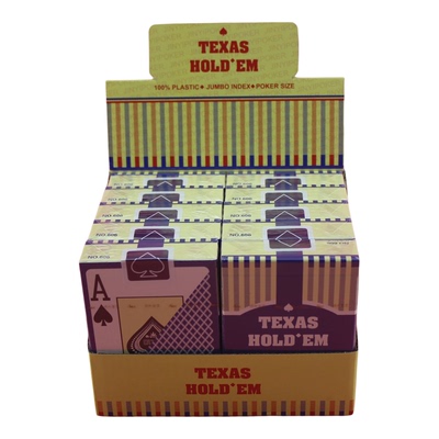 德州塑料扑克牌金艺606双面磨砂