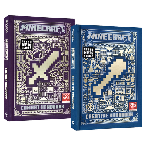 英文原版 Minecraft The Offical Guidebook Creative Handbook Combat Handbook 我的世界官方指南全新进阶版 精装版