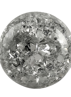 假山流水喷泉配件气泡冰裂球水晶玻璃珠树脂盘景摆件装饰品转动球