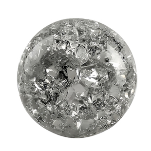 假山流水喷泉配件气泡冰裂球水晶玻璃珠树脂盘景摆件装饰品转动球