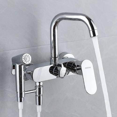 全铜厨房龙头入墙式冷热水龙头洗菜盆洗碗池阳台拖把池洗衣槽龙头