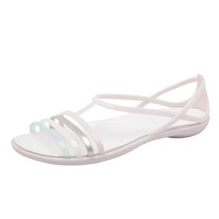 塑料凉鞋女2025新款平底夏季可下水沙滩鞋大码孕妇软底水晶果冻鞋