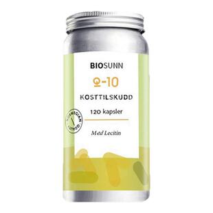BIOSUNN辅酶 Q10胶囊挪威 碧欧森药房版卵磷脂保护心血管心脏代购