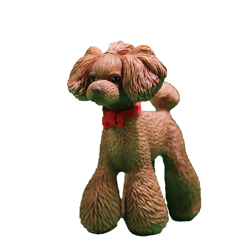 【JXK】泰迪贵宾犬模型手办