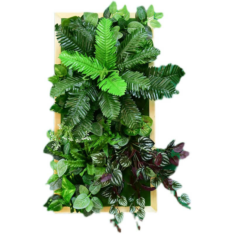 多肉植物相框背景墙厂家直销鹿头
