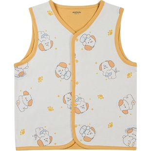 歌瑞家款春秋季双面穿男女儿童马甲背心 乐友