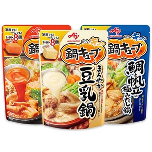 日本进口味之素关东煮汤料汤底高汤豆乳火锅料日式浓汤料包8枚装