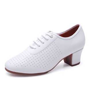 女士舞蹈鞋广场舞鞋拉丁舞鞋软底真皮耐磨舞蹈女鞋交谊形体鞋轻便