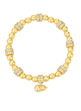 【福禄】古法沙金珠珠葫芦手链