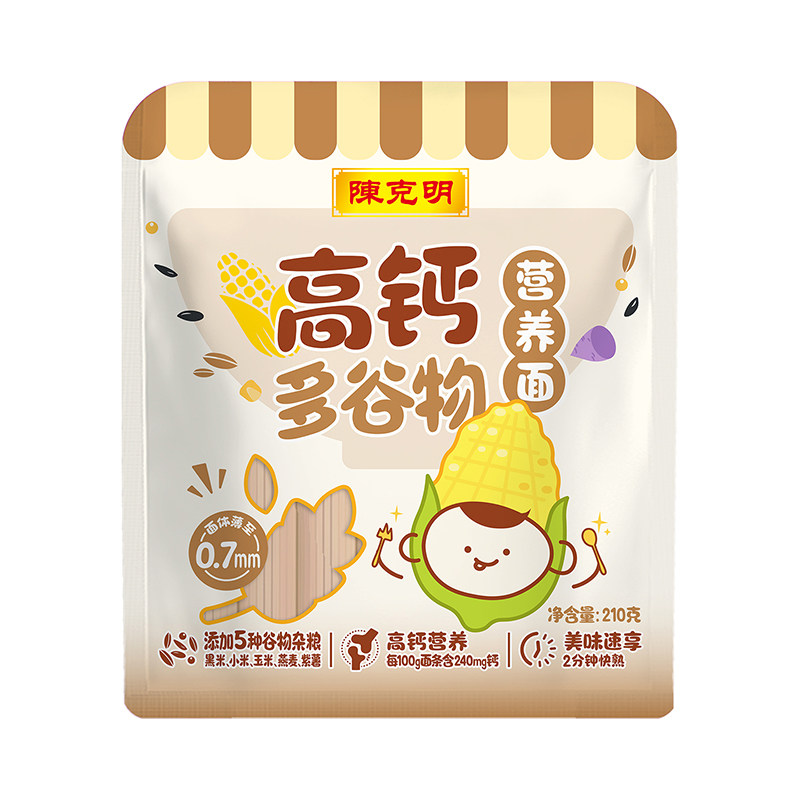 陈克明儿童面无盐高钙高蛋白挂面
