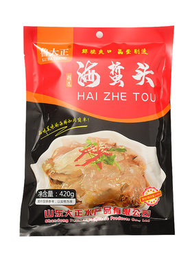 即食海蜇头海蜇丝野生海蛰拌海蜇皮凉拌菜水产下饭菜海鲜无沙开袋