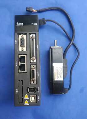 议价拆机台达A2-100W带刹车伺服套装ASD-A2-0121-F/ECMA-C10401HS
