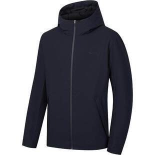 鸿星尔克棉服男款2025冬季新款男士通勤防风运动外套行政夹克男装