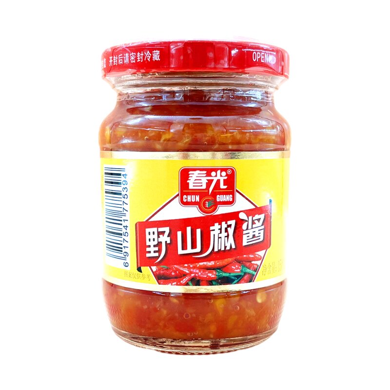 春光瓶装野山椒酱150g海南特产