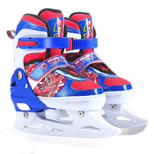 迪士尼球刀冰刀鞋儿童初学溜冰鞋男花样专业可调滑冰鞋真球刀