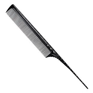 日本进口YSPARK尖尾梳YS106卷杠打毛烫染分区碳质专用梳子梳刻度